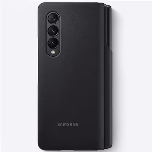 کیف کلاسوری سامسونگ مدل Flip Cover مناسب برای گوشی موبایل سامسونگ Galaxy Z Fold3 به همراه قلم نوری