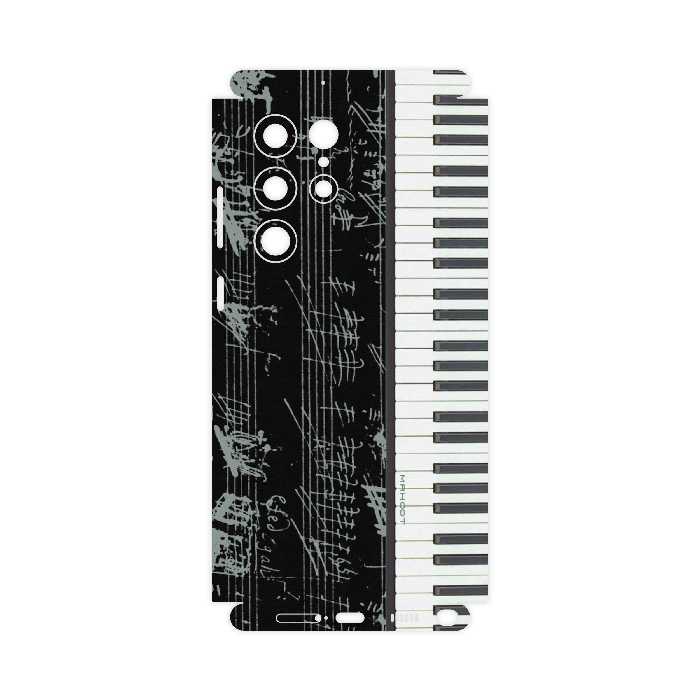برچسب پوششی ماهوت مدل Piano-Instrument-FullSkin مناسب برای گوشی موبایل سامسونگ Galaxy S22 Ultra 5G