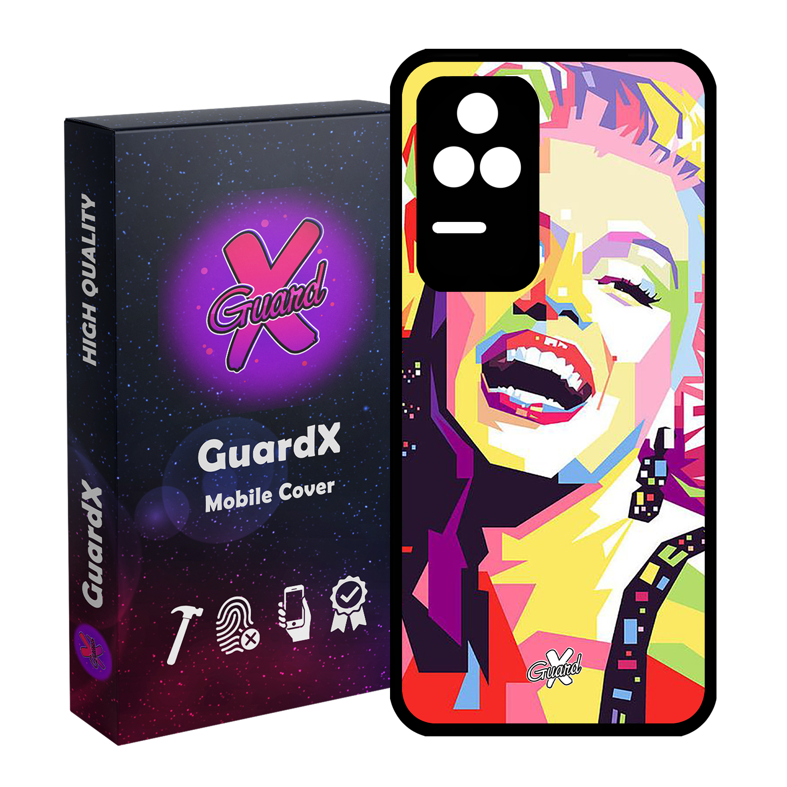 کاور گارد ایکس طرح Marilyn Monroe مدل Glass10273 مناسب برای گوشی موبایل شیائومی Poco F4/Redmi K40S