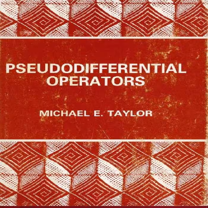 خرید و دانلود نسخه کامل کتاب Pseudodifferential operators