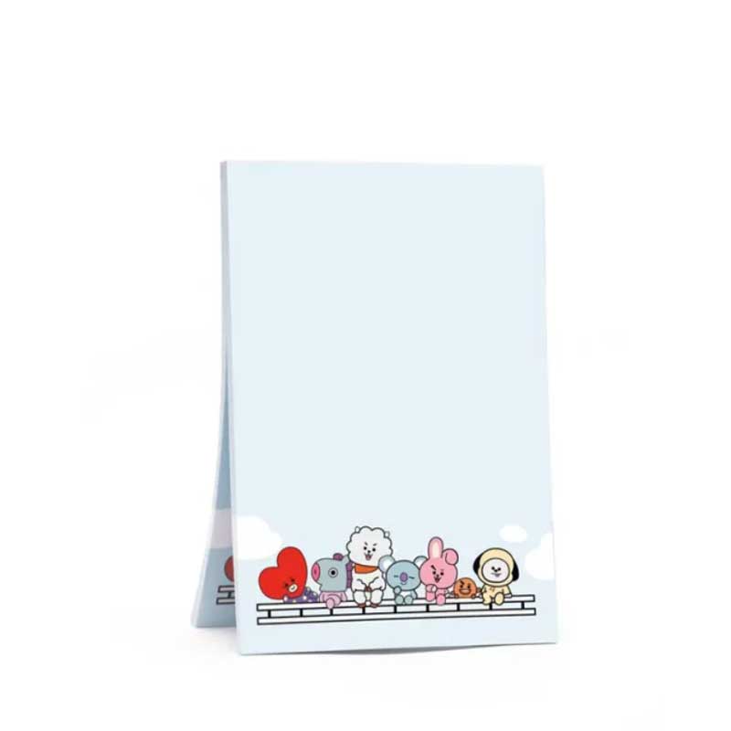 کاغذ یادداشت (نوت پد) سری بی تی اس طرح 9