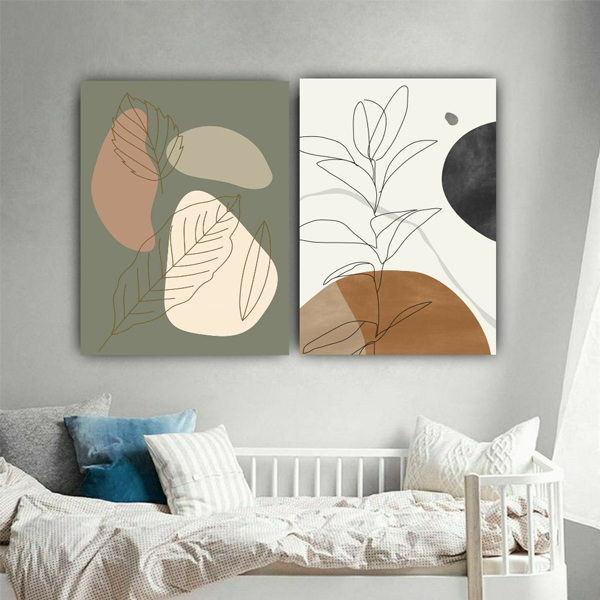 تابلو بوم طرح مینیمال مدل SDB280 مجموعه 2 عددی