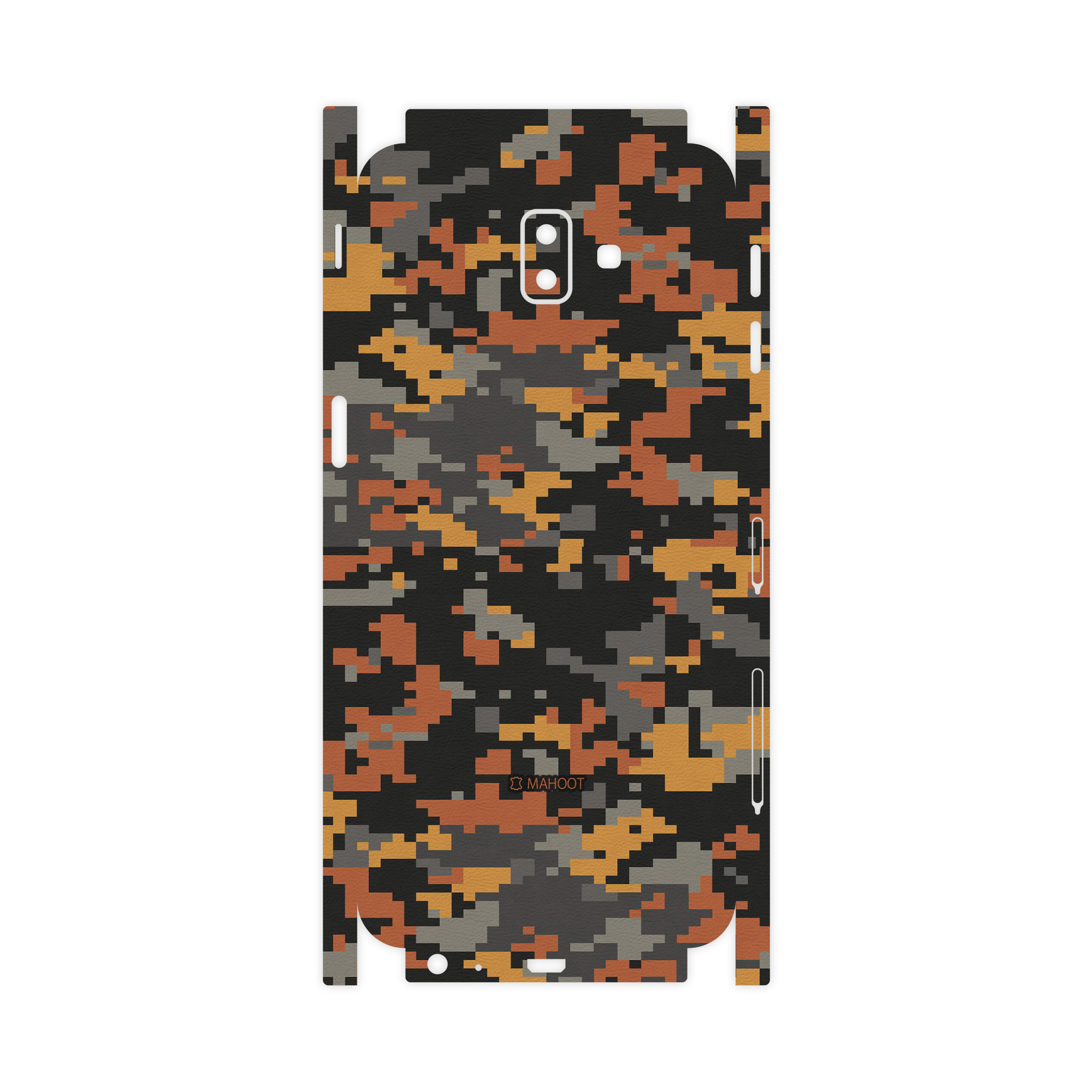 برچسب پوششی ماهوت مدل Army-Autumn-pixel-FullSkin مناسب برای گوشی موبایل سامسونگ Galaxy J6 Plus