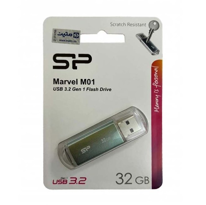 فلش 32 گیگ سیلیکون پاور  Marvel M01 USB 3.2
