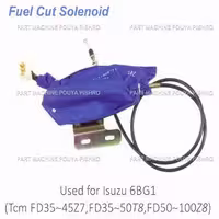 سلونوئید قطع کن سوخت لیفتراک ایسوزو مدل Isuzu 6BG1 Tcm FD35~45Z7,FD35~50T8,FD50~100Z8