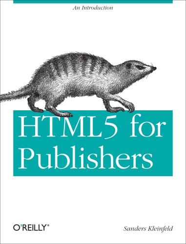 خرید و دانلود نسخه کامل کتاب HTML5 for Publishers