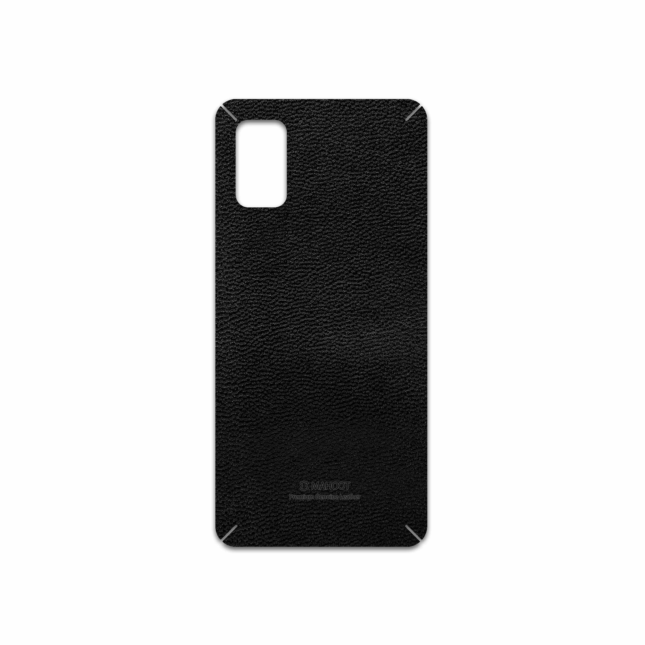 برچسب پوششی ماهوت مدل Black-Leather مناسب برای گوشی موبایل سامسونگ Galaxy A41