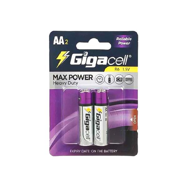 باتری قلمی گیگاسل مدل Max Power بسته 2 عددی