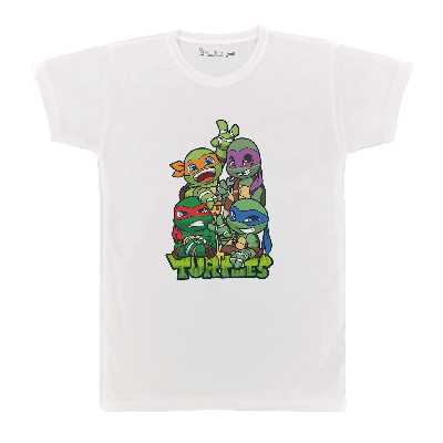 تی شرت آستین کوتاه  بچگانه پرمانه طرح لاکپشت های نینجا کد pmt.6671