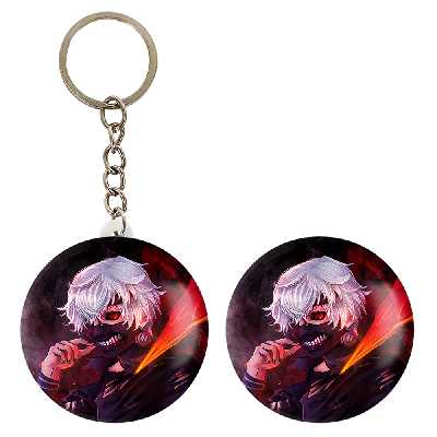 پیکسل خندالو مدل کانکی کن انیمه توکیو غول Tokyo Ghoul کد 11889 به همراه جاکلیدی