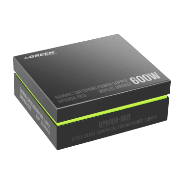 منبع تغذیه ( پاور) 600 وات گرین مدل  GREEN GP600A-GED (آکبند گارانتی گرین )
