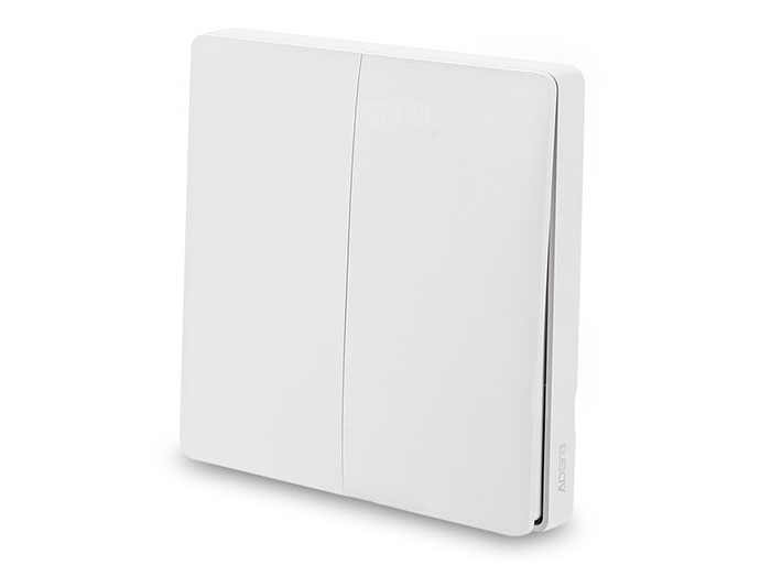 کلید هوشمند دو پل بی سیم شیائومی Xiaomi WXKG02LM Aqara Smart Light Switch Wireless Version