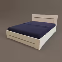 تخت خواب دو نفره اعیان مدل FH303 سایز 160x200 سانتی متر