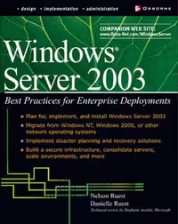 خرید و دانلود نسخه کامل کتاب Windows Server 2003: best practices for enterprise deployments