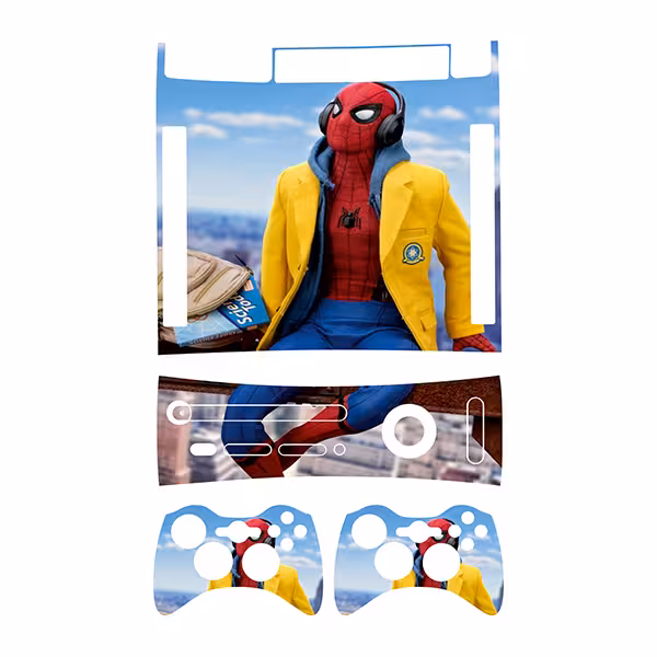 برچسب ایکس باکس 360 توییجین وموییجین مدل آرکید Spiderman 17 مجموعه 4 عددی