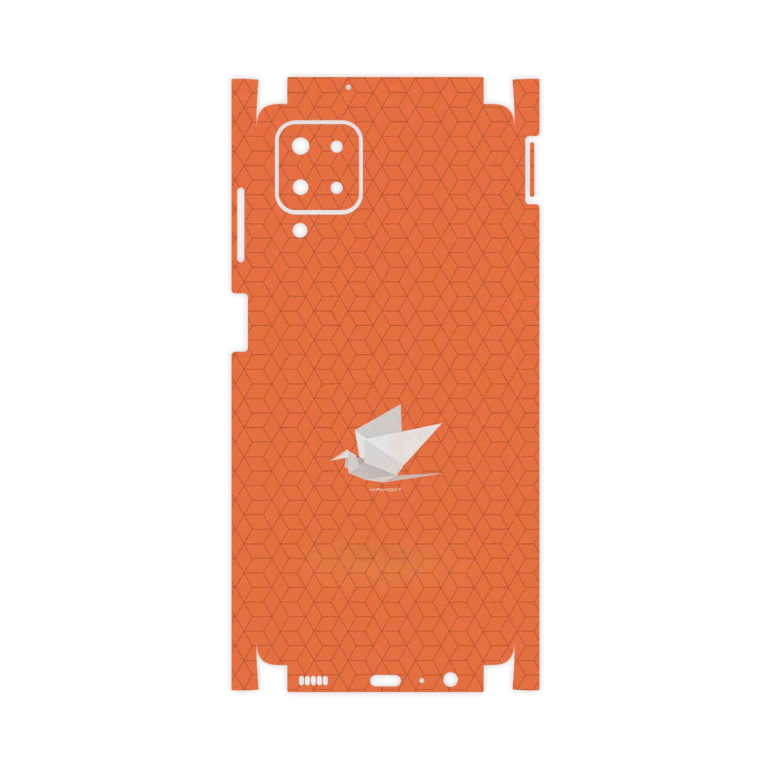 برچسب پوششی ماهوت مدل Minimalist origami bird-FullSkin مناسب برای گوشی موبایل سامسونگ Galaxy M12