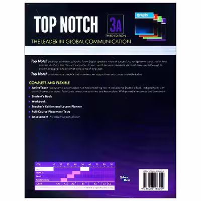 کتاب  top notch 3a اثر JOAN SASLOW &amp; ALLEN ASCHER انتشارات زبان مهر