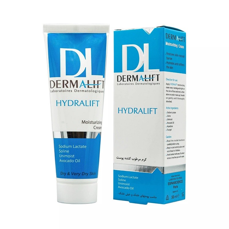 کرم ابرسان درمالیفت  پوست خشک   50 میلی لیتر  هیدرا لیفت