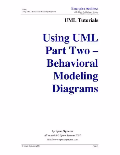 خرید و دانلود نسخه کامل کتاب Using UML. Part Two. Behavioral Modeling Diagrams UML 2