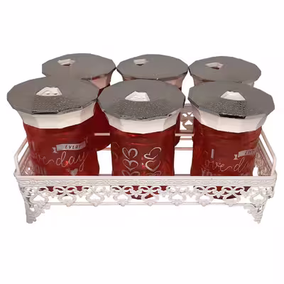 ست جا ادویه 6 پارچه مدل LOC-6003