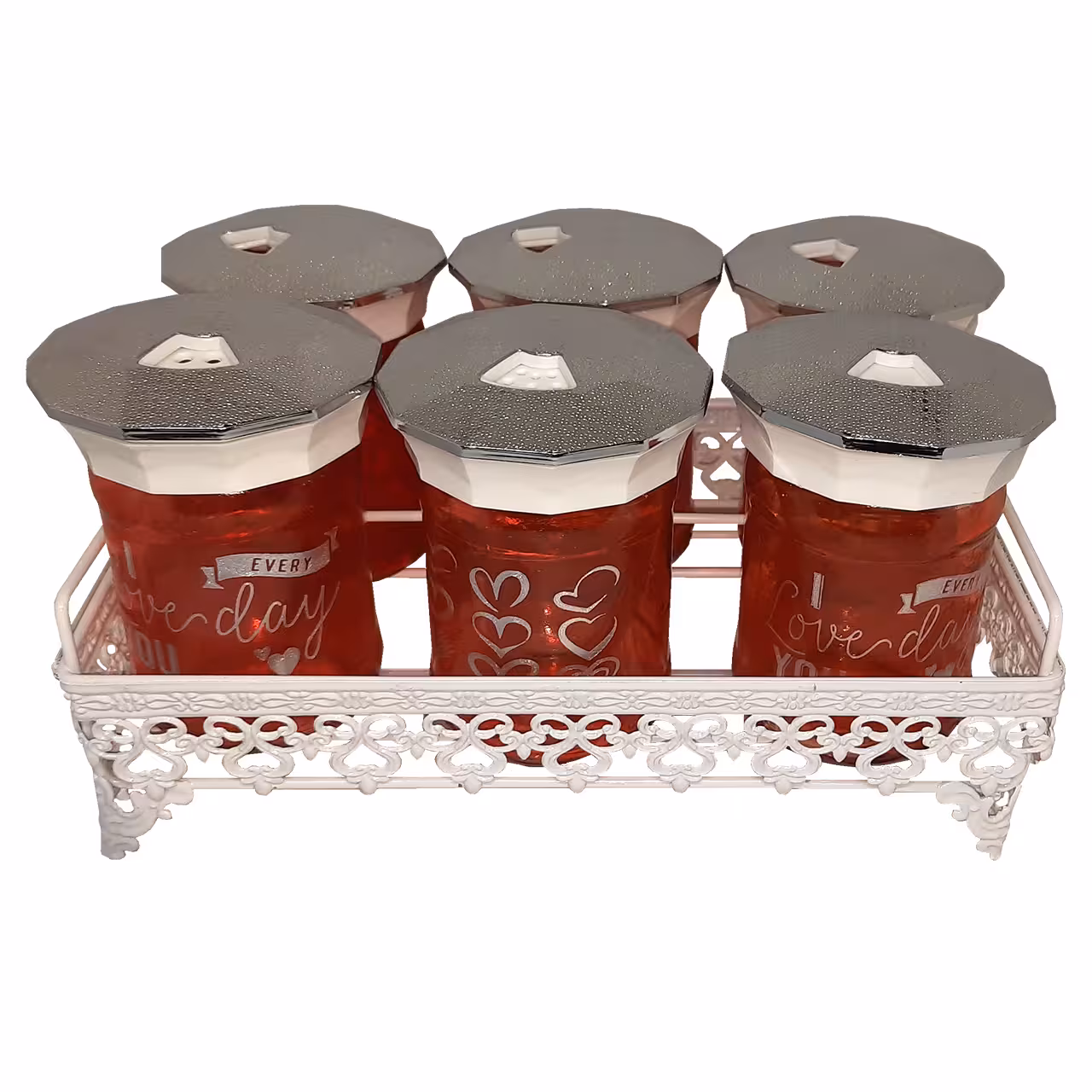 ست جا ادویه 6 پارچه مدل LOC-6003