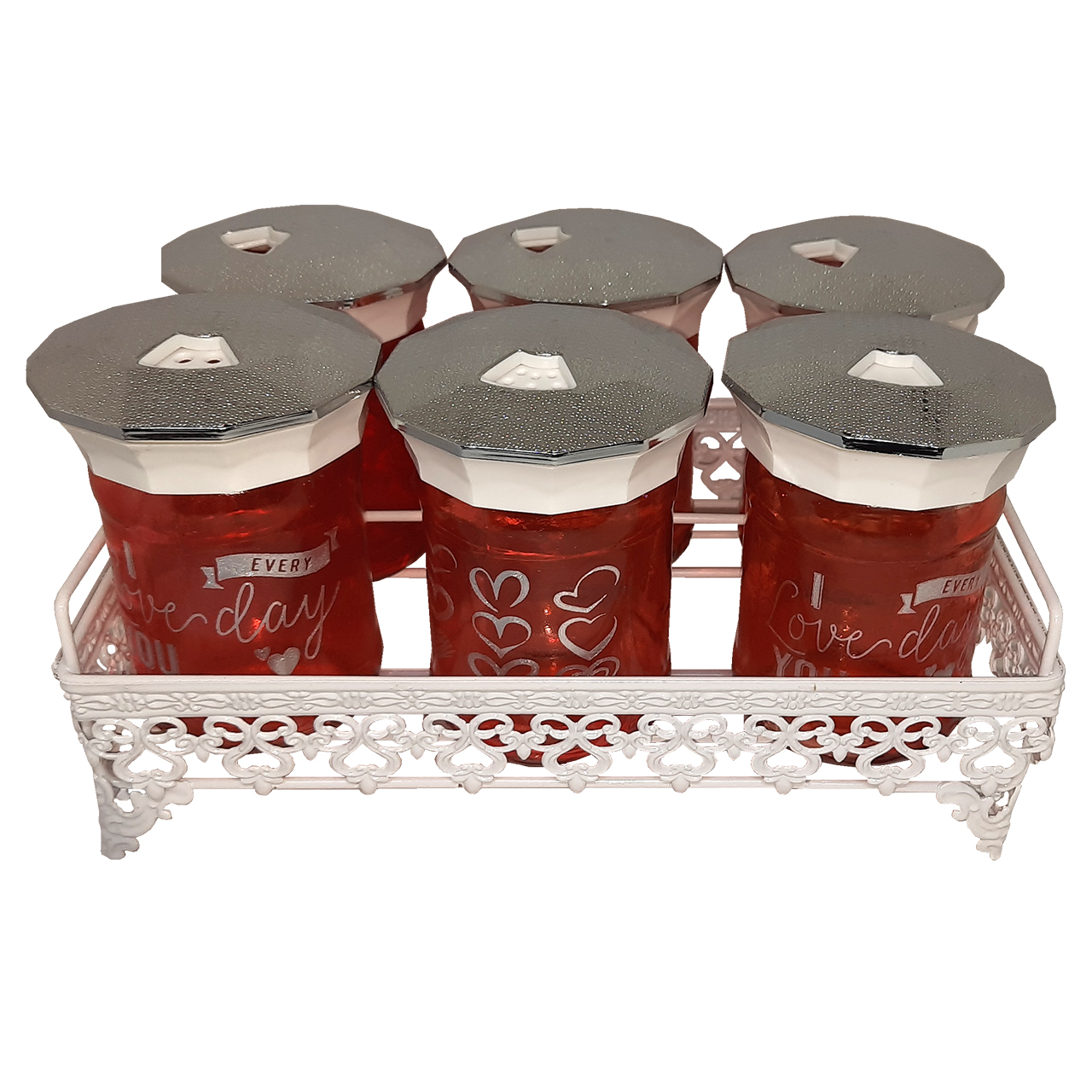 ست جا ادویه 6 پارچه مدل LOC-6003