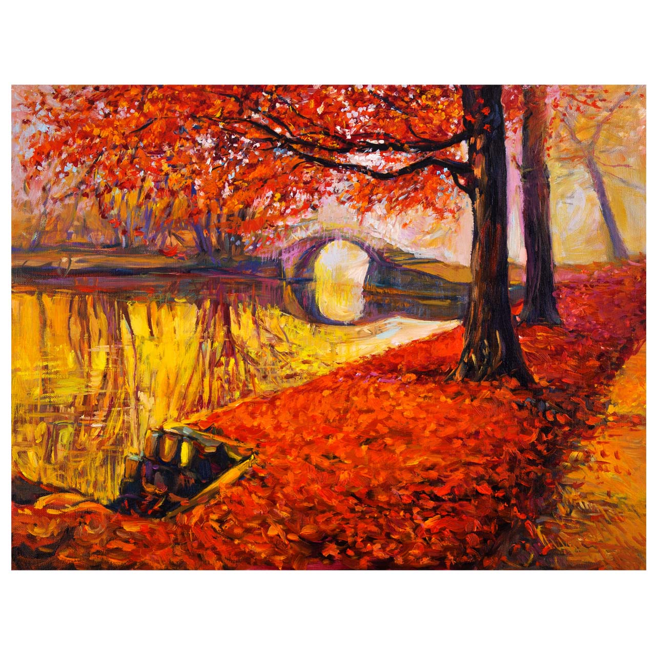 تابلو شاسی طرح نقاشی مدرن کد 506