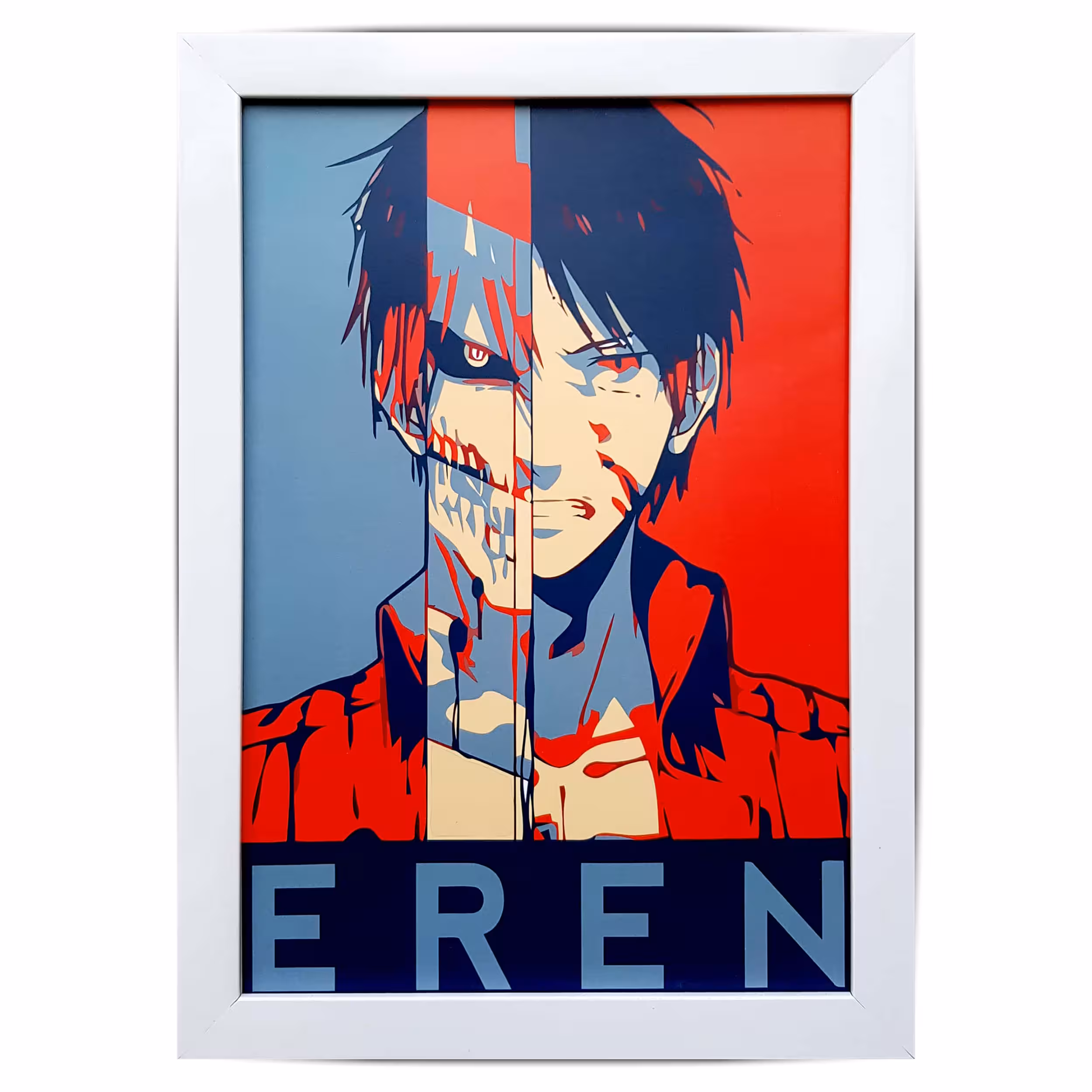 تابلو مدل اتک آن تایتان ارن attack on titan eren W006