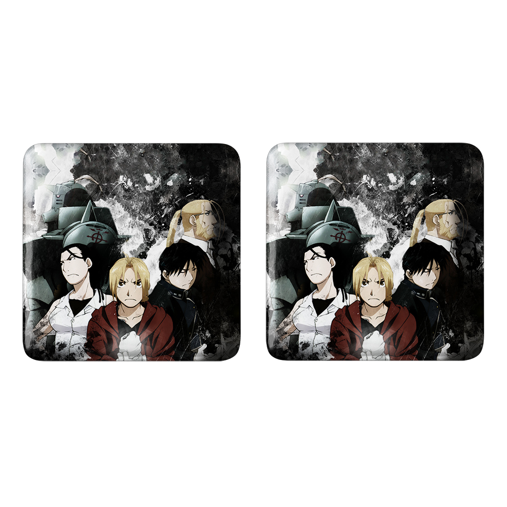 پیکسل خندالو مدل ادوارد الریک و دوستان انیمه کیمیاگر تمام فلزی Fullmetal Alchemist کد 12667 به همراه مگنت