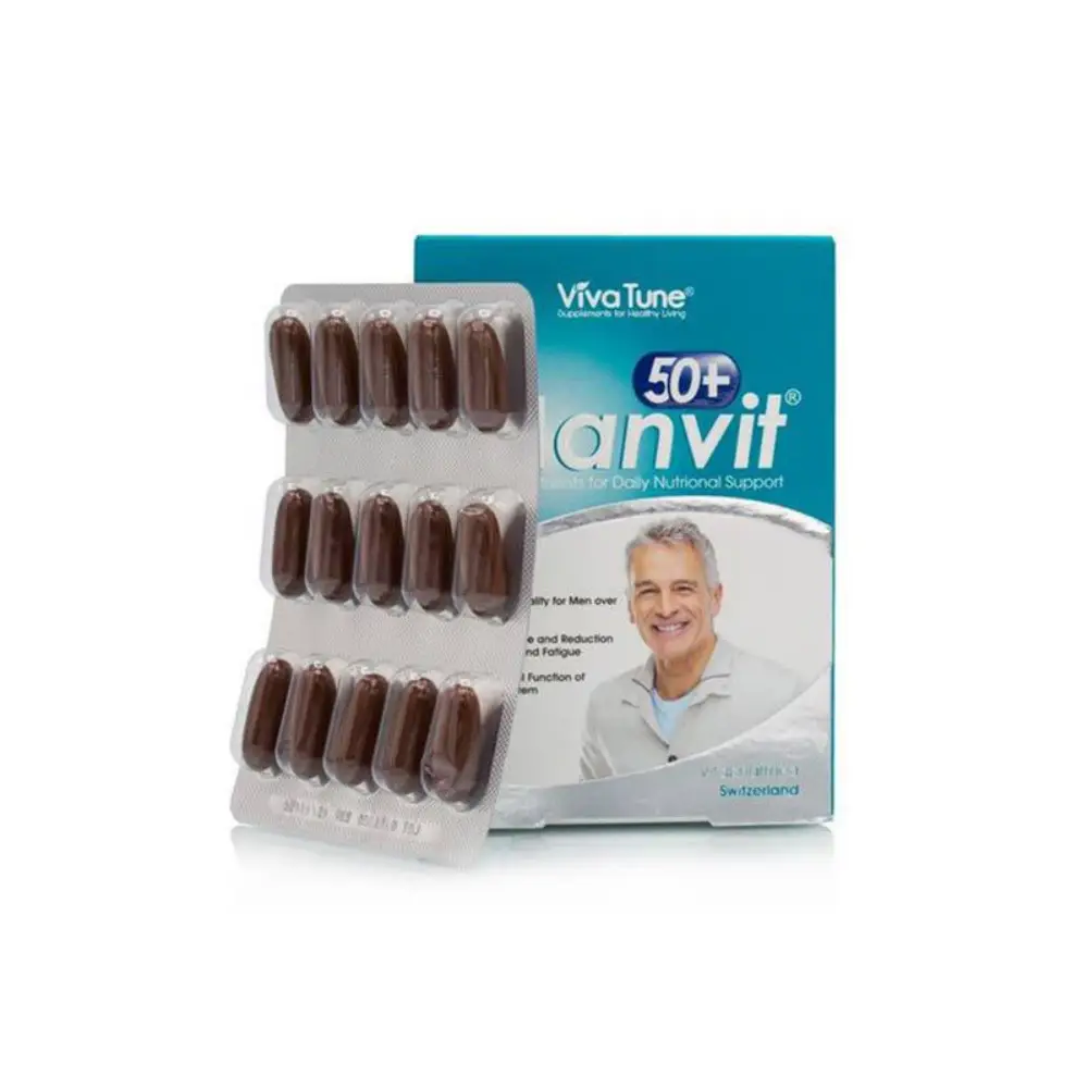 سافت ژل من ویت بالای 50 سال ویواتیون 30 عددی