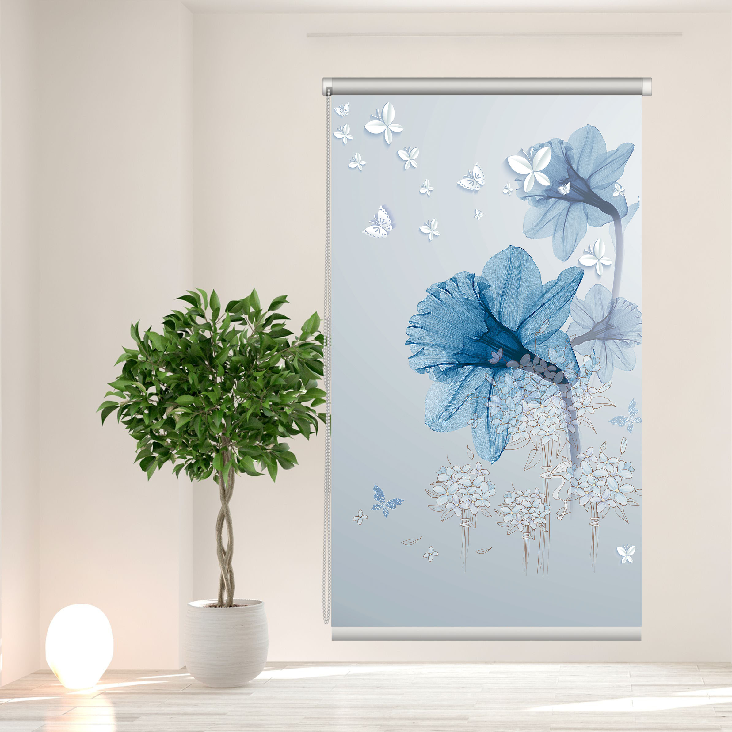 پرده شید کد 2118387 سایز 120x180 سانتیمتر 