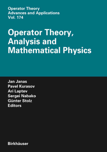 خرید و دانلود نسخه کامل کتاب Operator Theory, Analysis and Mathematical Physics