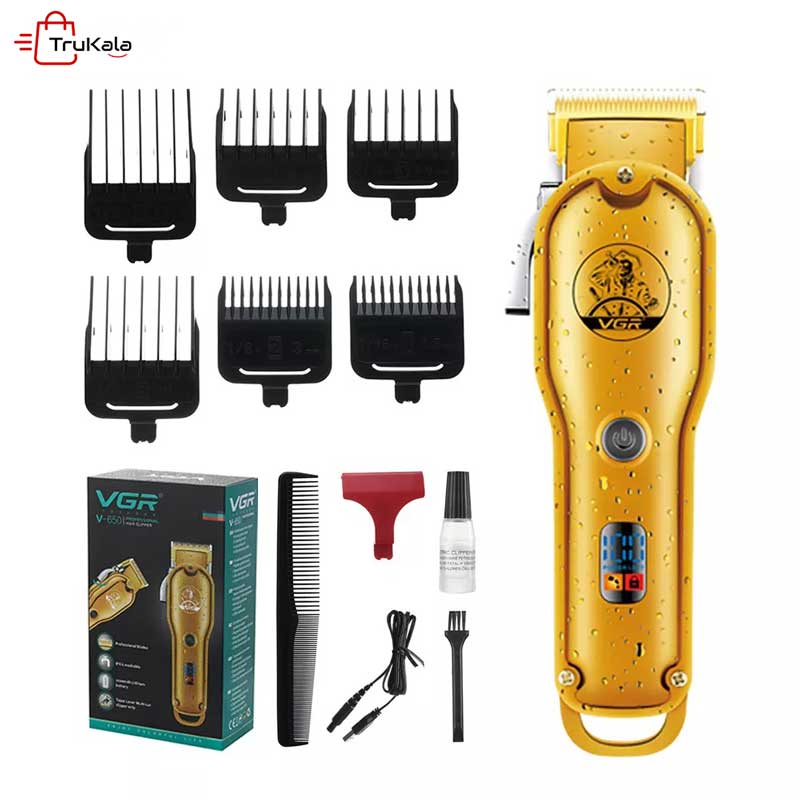 ماشین اصلاح سر و صورت حرفه ای VGR مدل V-650