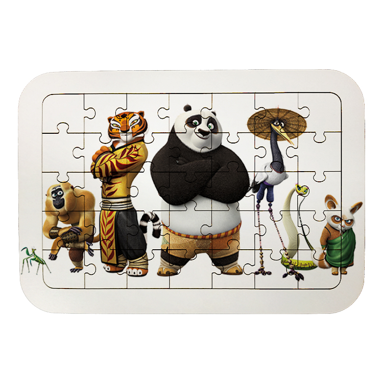 پازل 35 تکه مدل پاندا مونگ فو کار کد 48