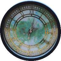 ساعت دیواری مدل رزین شیشه ای