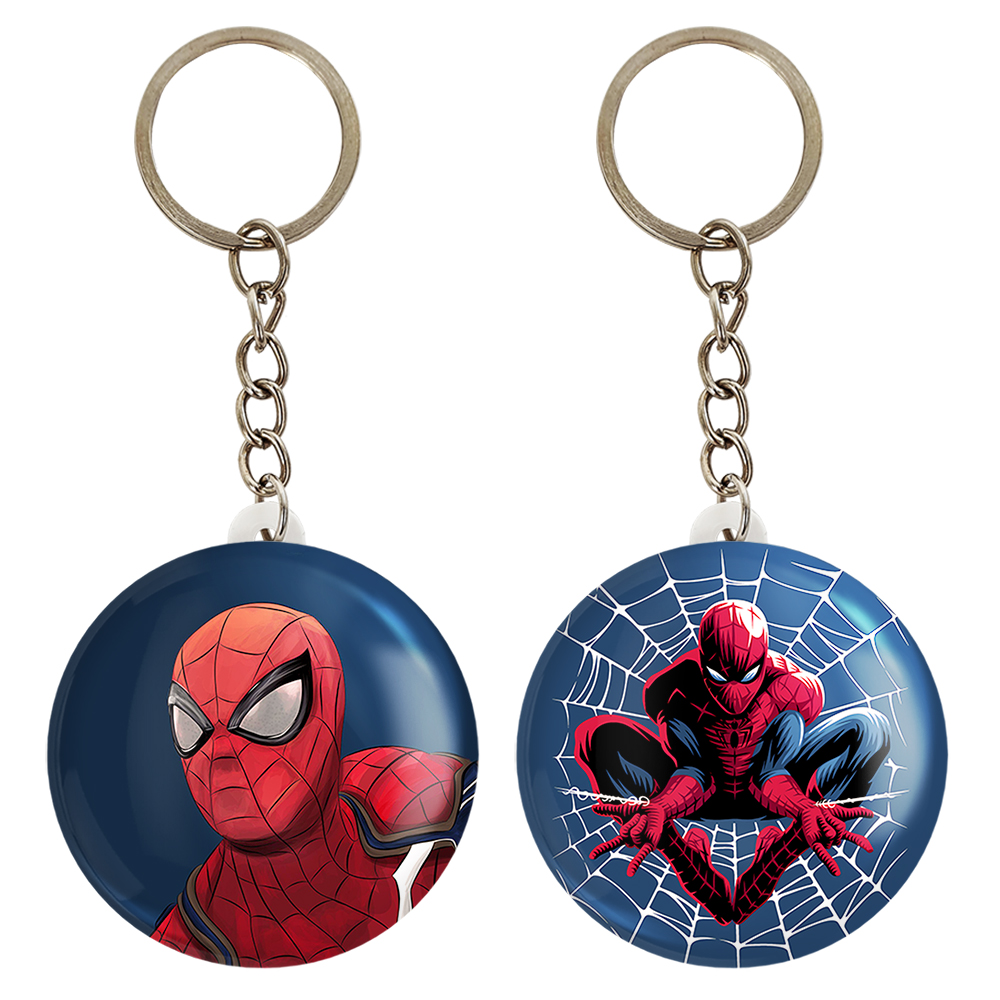 جاکلیدی خندالو مدل مرد عنکبوتی کد 1317113172 مجموعه 2 عددی