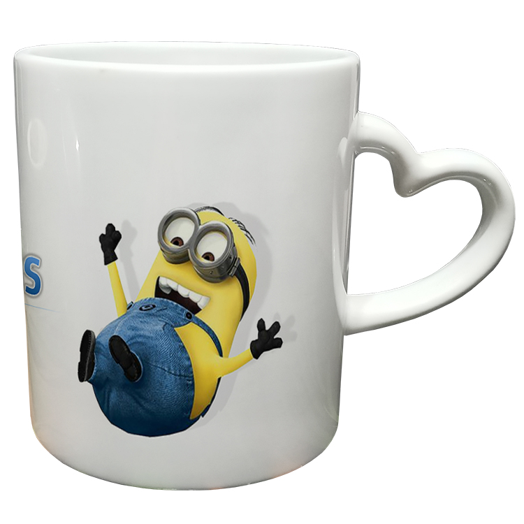 ماگ مدل دسته قلبی طرح مینیون کد 64