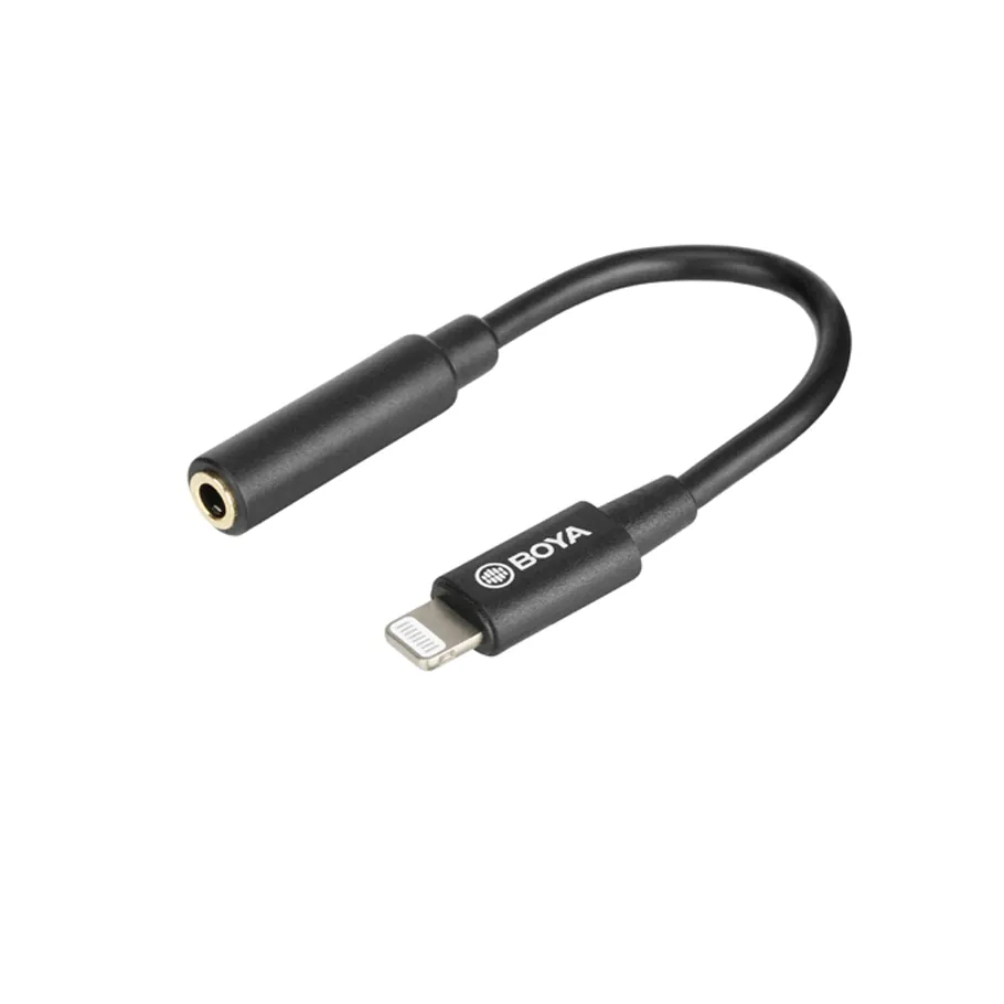 مبدل لایتینگ به جک 3.5 میلی متری بویا مدل BY-K3