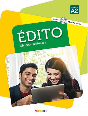 Edito A2 Cahier CD mp3 DVD کتاب ادیتو A2 گلاسه (کتاب دانش آموز کتاب کار CD)