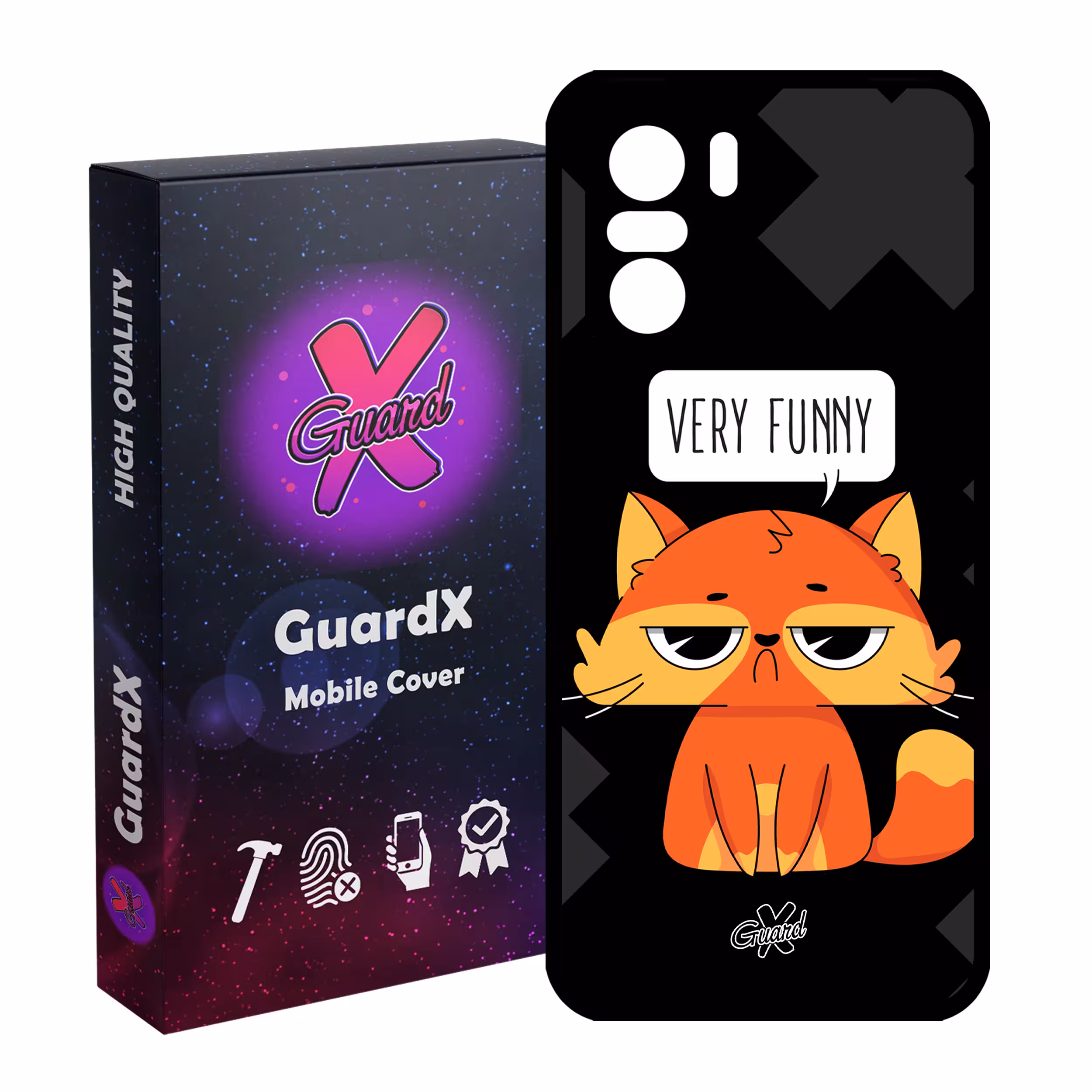 کاور گارد ایکس طرح Funny مدل Glass10161 مناسب برای گوشی موبایل شیائومی Poco F3/MI 11X/MI 11X Pro/Redmi K40/K40 Pro