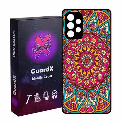 کاور گارد ایکس طرح Mandala مدل Glass10131 مناسب برای گوشی موبایل سامسونگ Galaxy A52
