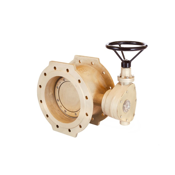 شیر پروانه ای نیکل آلومینیوم برنز میراب