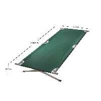 تخت کمپ سبز کمپینگ تختخواب اردوگاه تاشو اورجینال HUNDEMİR