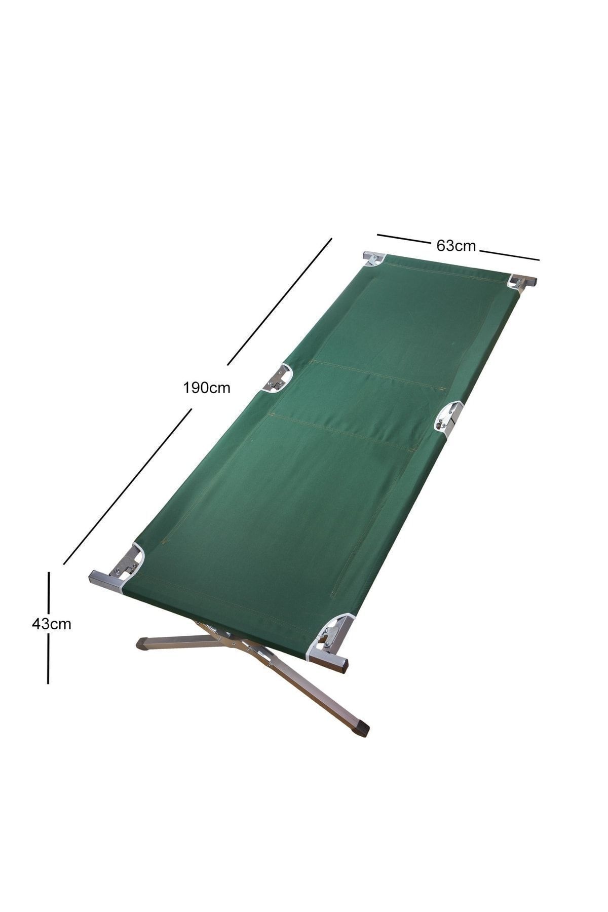 تخت کمپ سبز کمپینگ تختخواب اردوگاه تاشو اورجینال HUNDEMİR