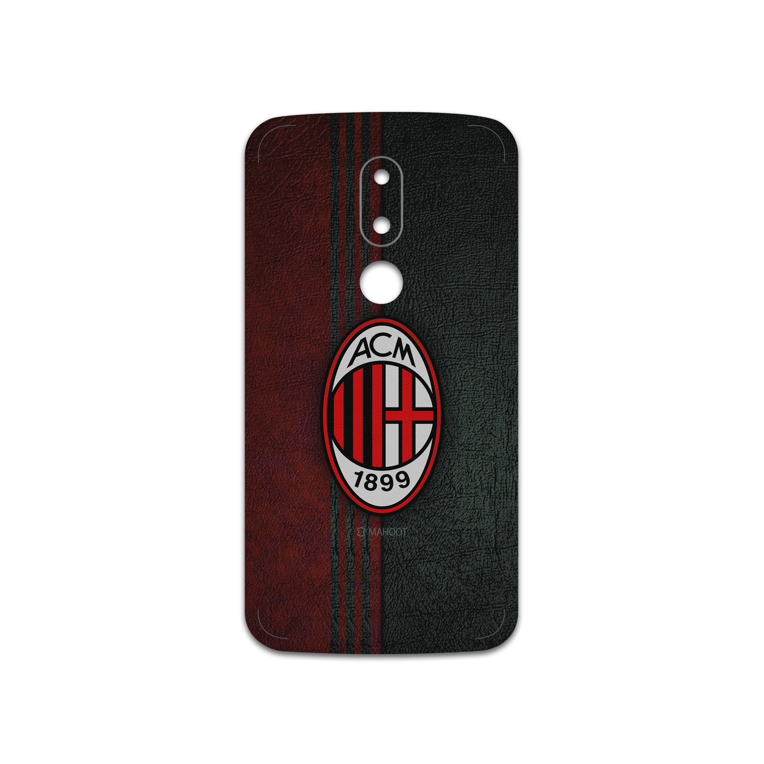 برچسب پوششی ماهوت مدل AC-Milan-FC مناسب برای گوشی موبایل موتورولا Moto M