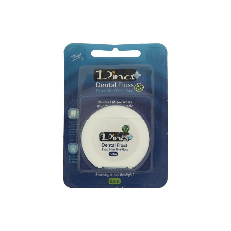 نخ دندان مدل خیلی نازک رایحه نعنایی دینا