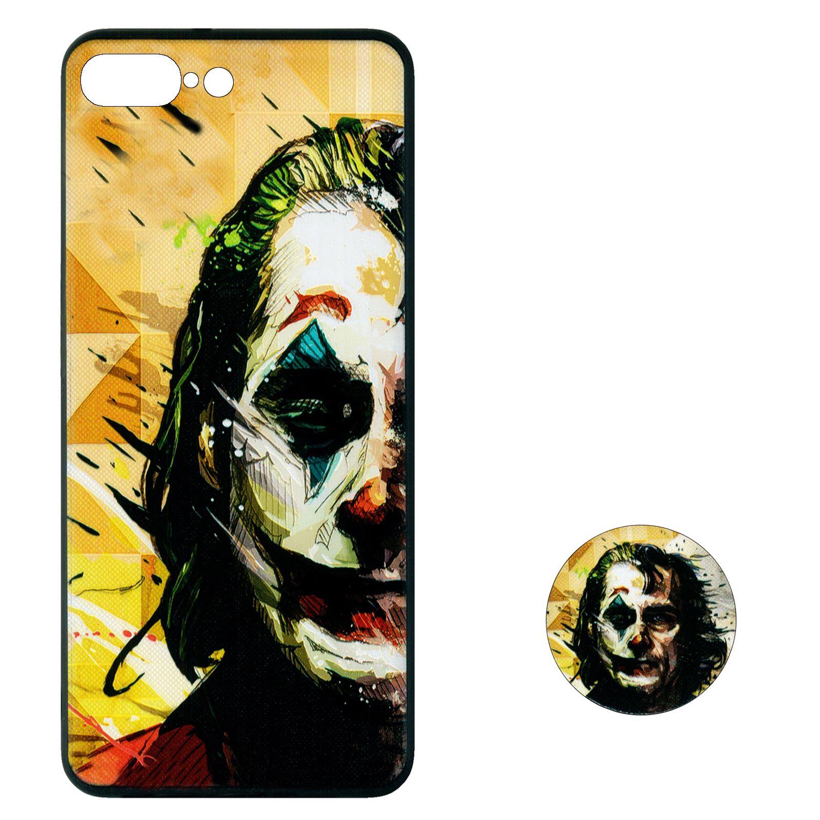  کاور طرح جوکر کد 1745 مناسب برای گوشی موبایل اپل  iphone 7 plus / iphone 8 plus به همراه پایه نگهدارنده