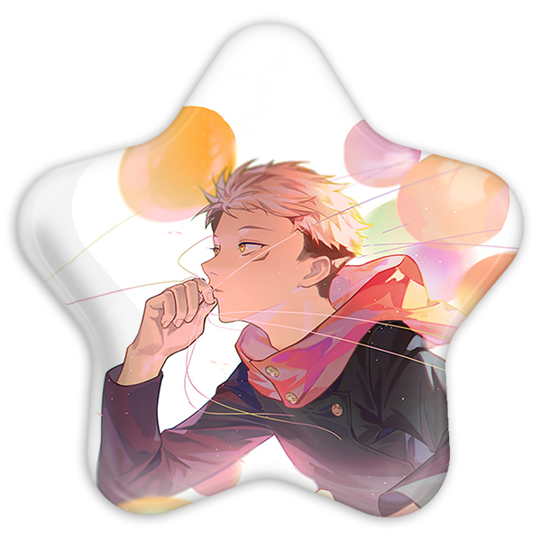 پیکسل خندالو طرح ایتادوری یوجی انیمه جوجوتسو کایزن مدل ستاره ای کد 11109