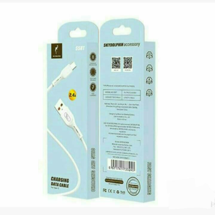 کابل شارژ TYPE C / مدل دلفین اصلی
فست شارژ / انتقال دیتا / 2.4 آمپر
سرعت شارژ عالی