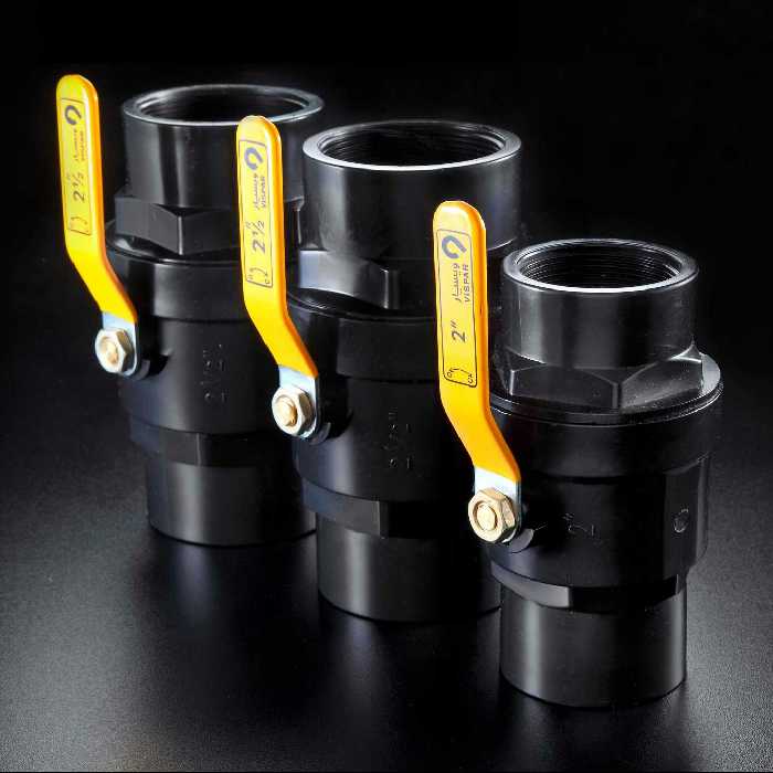 شیر تک ضرب پلیمری دسته فلزی 110-4 اینچ